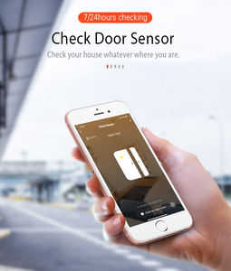 TY-DWC-5 Tuya WiFi Capteur de porte intelligent Détecteur d'ouverture/fermeture de porte Protection de sécurité pour maison intelligente Contrôle via l'application Smart Life - Product Image 5