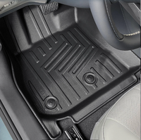 Tapis de sol de voiture en PVC de luxe toutes saisons, entièrement enveloppants, tapis intérieur pour conducteur, tapis universels pour voitures de style business de luxe