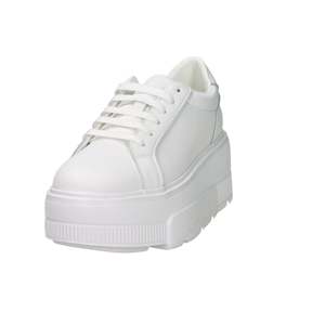 Gaelle Paris Donna Sneakers Blanches à Talon Épais de 7 cm - Product Image 3