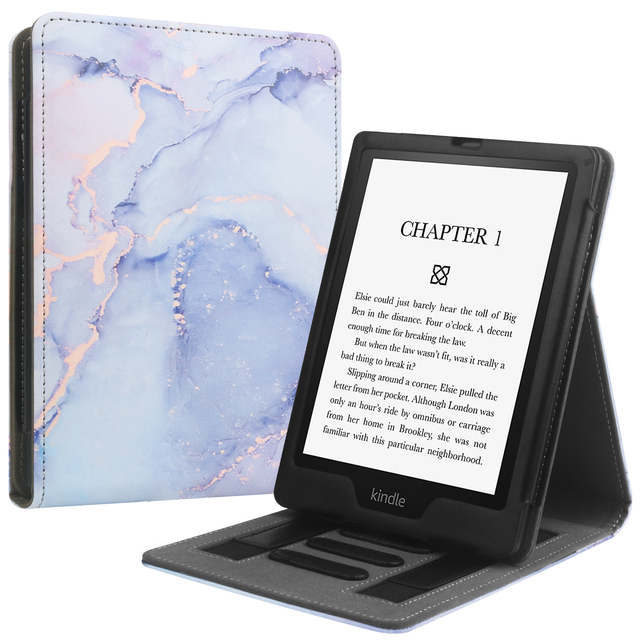 PU Leather Auto-sleep Magnetic Shockproof Waterproof Protective Case for Kindle Paperwhite 11th Generation 6.8"