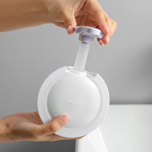 <span class=keywords><strong>Dispenser</strong></span> di <span class=keywords><strong>Sapone</strong></span> da Parete Manuale <span class=keywords><strong>con</strong></span> <span class=keywords><strong>Ventosa</strong></span> Senza Foratura, Contenitore per Lozione Ricaricabile - Product Image 3