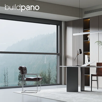 Ventanas Eléctricas Elevables de Aluminio con Paneles de Vidrio Grandes, Ventanas Corredizas Verticales Automáticas con Control Remoto Residenciales