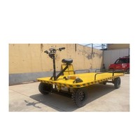 Carro equipaje Coche plano eléctrico Transpaleta eléctrica Batería de 4 ruedas Carro mejor precio 1 tonelada