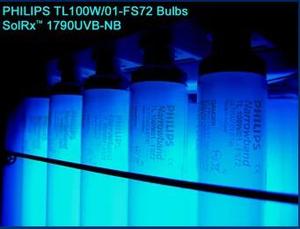 Cabinet de photothérapie UV Kernel KN 4001AB équipé de 40 tubes UVB à bande étroite pour le traitement du vitiligo corporel - Product Image 5