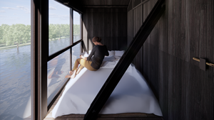 Custom 100% Eco-Friendly Modern Industrial 20FT 40FT Wooden <b>Log</b> Prefab Villa Container 25m2 LCB02 Export Hotel/Bedroom 3 Year - Product Image 6