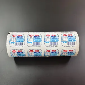 Gemakkelijk Afpellen Aluminium Afdichtingsdeksel Folie Voor Yoghurtverpakking