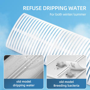 <span class=keywords><strong>Déflecteur</strong></span> de <span class=keywords><strong>plafond</strong></span> ABS réglable à persiennes manuelles de taille 1/3 pour pare-brise de <span class=keywords><strong>climatisation</strong></span> centrale à commande manuelle pour mieux - Product Image 6