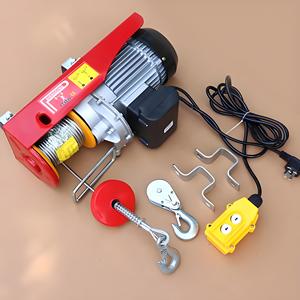 Mini Polipasto Eléctrico Compacto de Bajo Ruido, 500 <span class=keywords><strong>kg</strong></span>, 220 V, Pequeño Equipo de Elevación, Cabrestante para Uso en Interiores - Product Image 5