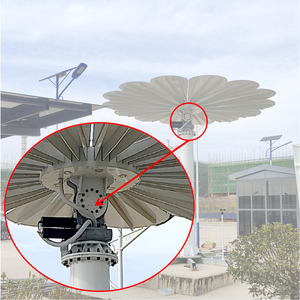 5 pollici singolo aixs doppio asse slitte con motore 24V DC combinato slittino ingranaggio a vite senza fine per l'energia solare - Product Image 1