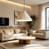 Suspension acoustique moderne en demi-dôme, en feutre PET moulé, 100 % fibre de polyester, insonorisante, pour bureau et hôtel