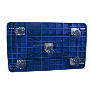 Troli tangan troli Platform lipat 400kg dengan lima roda untuk gudang - Product Image 3