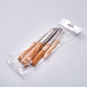 Cpatrick Lot de 4 <span class=keywords><strong>emporte</strong></span>-pièces circulaires en acier inoxydable et en bois pour la <span class=keywords><strong>poterie</strong></span> et la sculpture - Product Image 5