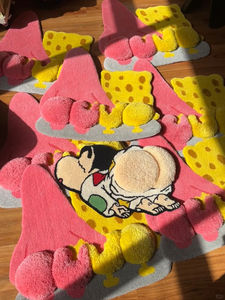 <span class=keywords><strong>Tapis</strong></span> et <span class=keywords><strong>tapis</strong></span> <span class=keywords><strong>de</strong></span> sol modernes en laine à poils longs antidérapants <span class=keywords><strong>de</strong></span> style dessin animé - Product Image 4