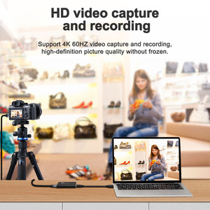 4K 60Hz HD <span class=keywords><strong>Video</strong></span> Capture Card cho chuyển đổi chơi game live show cho ps5 chiếu <span class=keywords><strong>video</strong></span> chụp ghi âm HDM đầu vào USB3.0 Đầu ra - Product Image 5