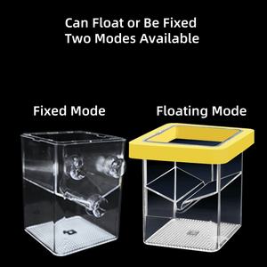 USMILEPET, el más vendido, Juego de aislamiento de peces acrílicos, caja de incubación, incubadora, peces pequeños para medusas y cría de Guppy - Product Image 2