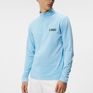 Mens Performance Golf Pullover <strong>Man</strong> 1/4 Zipper Quater Zip Golf Hoodie Quick Dry Light Weight Athletic Fitness Gym Shirts - Product Image 1