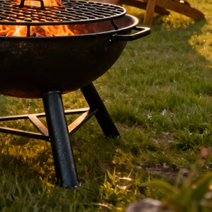 Brasero de Hierro Resistente a la Intemperie para EE. UU. y la UE, Tazón de Hierro Fundido de Alta Resistencia con Pantalla Antichispas para Patio Trasero al Aire Libre - Product Image 5