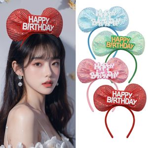 MADESHINE Accessoire de fête pour adultes, Nouvel An chinois, Halloween, Bandeau pour cheveux, Décoration nœud à paillettes, Meilleures ventes, Prix usine, Réutilisable - Product Image 1
