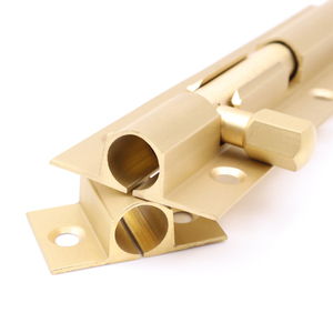 Đồng thau chốt cửa Bolt chốt an ninh bảo vệ trượt cửa bên trong tháp Bolt đồng an ninh Lỗ mộng Ổ khóa cửa - Product Image 2