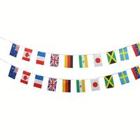 Drapeaux en PVC, papier et plastique en forme de guirlande avec impression de logo personnalisée en gros