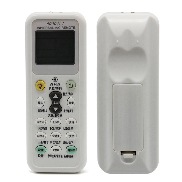 Universal 6000 in 1 A/C Digital Remote Control for Air Conditioner LCD Backlight A/C Muli Remote Control