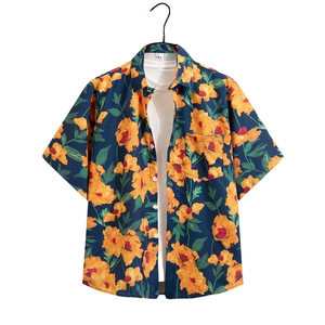 Camicia Casual da Uomo con Stampa Floreale Vacanza, Souvenir delle Bahamas, Florida, <span class=keywords><strong>Tenerife</strong></span>, Camicie da Spiaggia OEM/ODM - Product Image 5