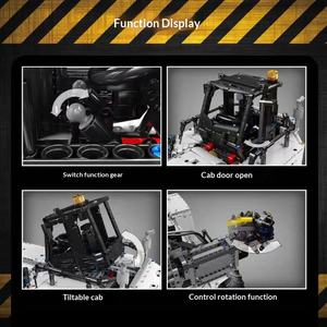 Meilleures ventes : Chariot élévateur à conteneurs MKing, jouet électronique télécommandé, camion en blocs de construction en ABS pour enfants, échelle 1:1, vente en gros OEM - Product Image 4