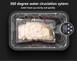 Circulador de Inmersión Sous Vide Eléctrico Portátil con Cuerpo de Acero Inoxidable, Temporizador Digital de 99 Horas, Sensor de Agua de Seguridad para el Hogar - Product Image 5