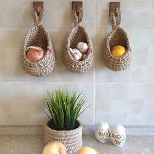 Cesta Colgante <span class=keywords><strong>para</strong></span> Detrás de la Puerta, Cestas Grandes <span class=keywords><strong>para</strong></span> Plantas en Armarios de Cocina, Balcón Exterior, Maceta Redonda Grande <span class=keywords><strong>para</strong></span> <span class=keywords><strong>Colgar</strong></span>, Cuerdas <span class=keywords><strong>para</strong></span> Plantas, Alambre - Product Image 3