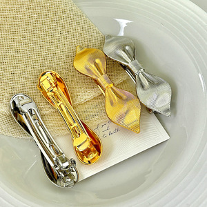 Pinzas de Pelo de Metal con Perlas Estilo Coreano para Mujeres y Niñas, Pasador de Pelo con Lazo de Diamantes de Imitación de Lujo, Elegante Estilo Francés - Product Image 2