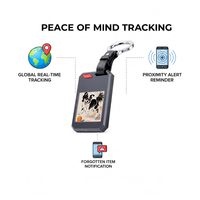 Collier de suivi pour animaux de compagnie avec écran E Ink, navigation GPS NFC, étanche, enregistrement audio