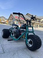 Kart à pédales tout-terrain modèle d'usine chinoise, vitesse maximale 50 km/h, 212cc, quatre temps, mini kart avec roues en aluminium poli