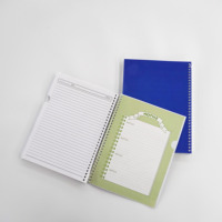 Promotion d'usine : Cahiers spirales bon marché, cahiers spirales personnalisés à couverture rigide avec logo personnalisé, agenda pour l'école Abra Abrastudent