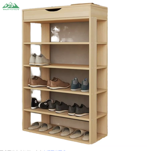 Wayon Modern Wooden Living Room <strong>Shoe</strong> <strong>Rack</strong> with 5 Layers <strong>Storage</strong> for <strong>Shoes</strong> Bags and Wallet Multi Functional Organizer - Product Image 1