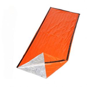 Sac de bivouac thermique imperméable ultraléger, sac de survie pour temps froid, sac de couchage de secours pour toutes les saisons, rectangulaire en PE - Product Image 2