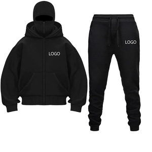 RIZUNTO Homme Couleur Unie Sweat A Capuche Zippé Hoodie Pull Manches