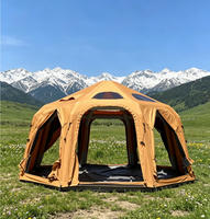 Tente Dôme Gonflable de Luxe en Coton Imperméable pour Camping Familial et Voyage en Plein Air – Grande Taille, Durable, Montage Rapide – Vente en Gros