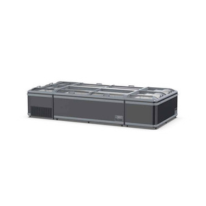 Congelatore Espositore Commerciale a Isola da 1000L con Coperchio Scorrevole in Vetro, <span class=keywords><strong>Cassetti</strong></span> e Termostato Digitale per Supermercati - Product Image 3
