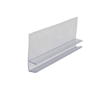 Joint d'étanchéité flexible en forme de F pour porte de douche en verre pliable