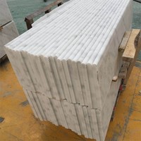 Carrelage en marbre blanc de Guangxi le moins cher pour sols et escaliers
