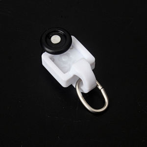Ripple Fold Track Curtain Rail Runner S Fold Wave Runner with Modern Design <b>Plastic</b> Curtain Track Gliders - Product Image 4