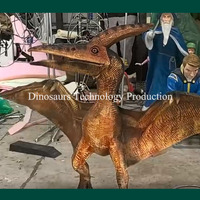 Su Parkı Animatronik Dinozor Robotu Gerçekçi Pterosaurus Modeli Satılık