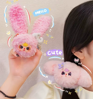 Série de 3 attaches pour cheveux en peluche, boîte mystère, ensemble d'accessoires capillaires mignons, adorable jouet en peluche, cadeau en gros pour filles