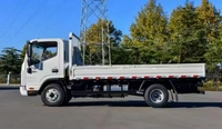 Nouveau camion léger Cummins FAST 6 roues Euro 6 Diesel 4x2 avec moteur, siège simple, caméra arrière, 5 tonnes, pour livraison de marchandises avec ridelles