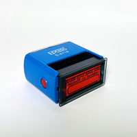 Sello de tinta automática de goma Logotipo de sello rectangular personalizado gratis