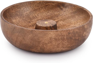 Porte-encens en forme de bol, avec bac à cendres, pour la décoration de la maison, la méditation, le yoga (<span class=keywords><strong>5</strong></span>" x <span class=keywords><strong>5</strong></span>" x 1.<span class=keywords><strong>5</strong></span>") - Product Image 3