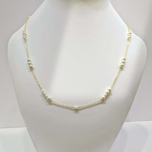 custom plata 925 sterling silver rose gold minimalist <b>necklace</b> dainty colorful stone popular summer ladies fine beaded <b>necklaces</b> - Product Image 5