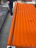 Farblich Anpassbare Verzinkte Wellblech-Dachplatten, Vorlackierte Galvanisierte Wellblech-Metalldachplatten MOQ: 5 TONNEN