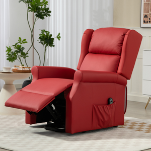 Fauteuil inclinable motorisé moderne surdimensionné en tissu, <span class=keywords><strong>grand</strong></span> fauteuil avec fonction massage extensible et structure métallique - Product Image 5