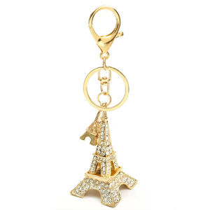 Porte-clés métal tendance Tour Eiffel Strass Porte-clés Pendentif Porte-clés <span class=keywords><strong>Paris</strong></span> - Product Image 3